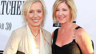 Martina Navratilova y Chris Evert en un evento de hace años. Fuente: Getty