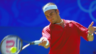 Roger Federer en el año 2000. Foto: Getty
