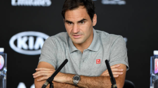 Federer: "No habría saltado a pista si creyera que no tenía oportunidad de ganar". Foto: Getty