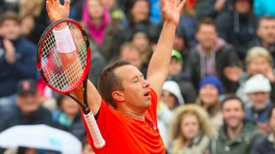 Philipp Kohlschreiber en una de sus 478 victorias. Fuente. Getty