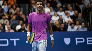 Félix Auger-Aliassime, lucha ATP Finals. Foto: gettyimages