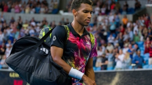 Félix Auger-Aliassime, decepción en Open de Australia 2023. Foto: gettyimages