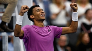 Félix Auger-Aliassime, nuevo rey tenis indoor. Foto: gettyimages