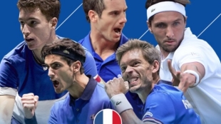 La última Davis ganada por Francia fue en 2017. Foto: ITF/CopaDavis