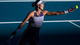 Garbiñe Muguruza habla como finalista del Open de Australia 2020. Foto: gettyimages