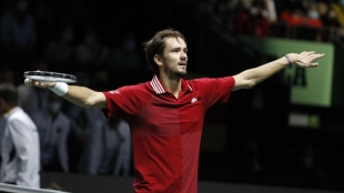 Daniil Medvedev, ausencia en Finales Copa Davis 2022. Foto: gettyimages