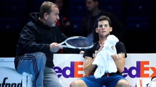 Gunter Bresnik con Dominic Thiem. Foto: Getty Images