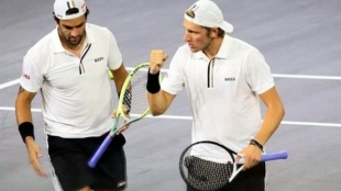 Matteo Berrettini y Jacopo Berrettini. Fuente: Getty