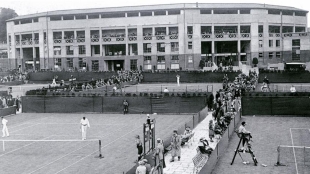 Bertrand Clark, primer tenista negro que jugó en Wimbledon. Foto: gettyimages
