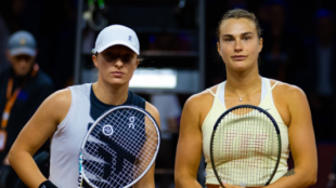 Iga Swiatek y Aryna Sabalenka, finalistas del Mutua Madrid Open 2023. Foto: Getty