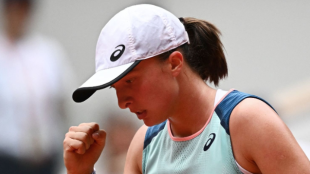 Iga Swiatek en Roland Garros 2022. Foto: Getty