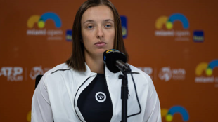 Iga Swiatek en el Miami Open 2023. Foto: getty