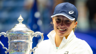 Iga Swiatek en el US Open 2022. Foto: Getty
