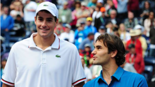 John Isner, tras perder ante Roger Federer en la final de Indian Wells en 2012. Fuente: Getty