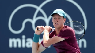 Jannik Sinner, mejoras en Miami Open 2023. Foto: gettyimages