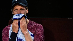 Sinner: "Hoy es un día que duele, seguro me costará dormir por la noche". Foto: Getty
