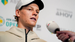 Jannik Sinner en Rotterdam 2023. Foto: getty