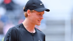 Jannik Sinner, en una imagen de esta temporada. Foto: Getty