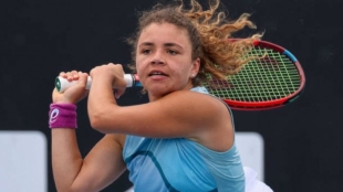 Jasmine Paolini se llevó la victoria ante Sabalenka en tres sets. Fuente: Getty