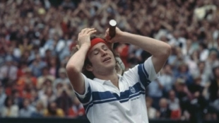 John McEnroe, uno de los 'qualys' más famosos en la historia de Wimbledon. Foto: Getty