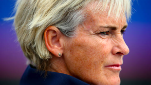 La mirada de Judy Murray. Fuente: Getty