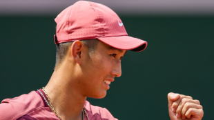 Juncheng Shang en Roland Garros 2023. Foto: Getty