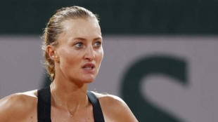Kristina Mladenovic, eliminada en Roland Garros. Fuente. Getty