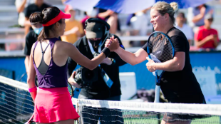 Kim Clijsters en el Media Day de Dubai. Fuente: Getty