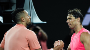 Nick Kyrgios y Rafael Nadal. Foto: Getty