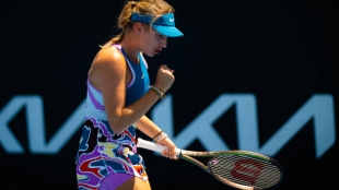 Linda Fruhvirtova, carácter competitivo. Foto: gettyimages