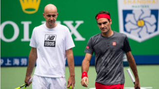 Ivan Ljubicic, junto a Roger Federer. Fuente: Getty