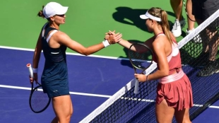 Lucha por clasificación WTA Finals 2022 en Guadalajara. Foto: gettyimages