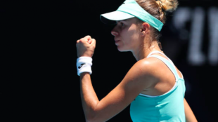Magda Linette, revelación del Open de Australia 2023. Foto: Getty
