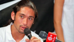 Marcelo Ríos en rueda de prensa. Fuente: Getty