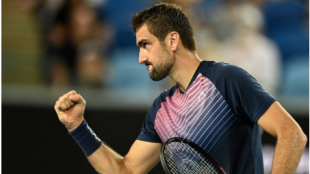 Marin Cilic, opciones título Open de Australia 2022. Foto: gettyimages