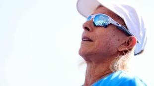 Martina Navratilova, dura con el número uno del mundo. Foto: Getty