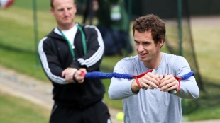 Matt Little y Andy Murray. Foto: Getty
