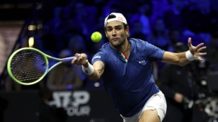 Matteo Berrettini, opinión sobre Federer. Foto: gettyimages