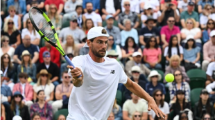 Maxime Cressy, inspirador en saque-red. Foto: gettyimages
