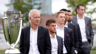 McEnroe: "Es un error que la Laver Cup coincida con otros torneos la misma semana". Foto:  Getty