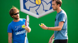 Cervara: "A nivel mental, aunque Daniil no es perfecto, ha mejorado mucho". Foto: Getty