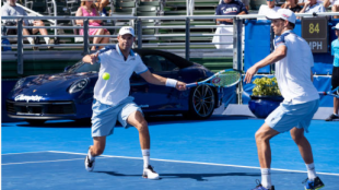 Mike Bryan y Bob Bryan en Copa Davis 2020. Foto: gettyimages