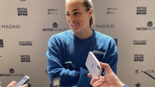 Monica Puig en el Mutua Madrid Open 2022. Fuente: PDB