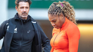 Patrick Mouratoglou y Serena Williams. Fuente: Getty