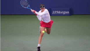 Garbiñe Muguruza dedicó unas bonitas palabras a Carla. Fuente: Getty