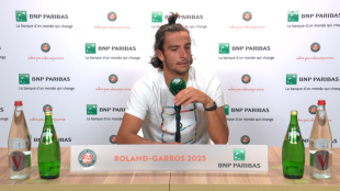 Musetti: "Alcaraz ha demostrado hoy que puede ganar este torneo". Foto: Eurosport.