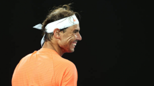 Rafa Nadal se divierte y ya está en tercera ronda. Foto: Getty