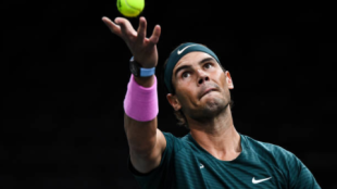 Nadal en acción en París. Fuente: Getty