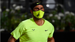 Rafael Nadal se prepara para su partido ante Schwartzman. Fuente: Getty