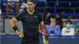 Rafael Nadal, en Abu Dhabi. Fuente: Getty
